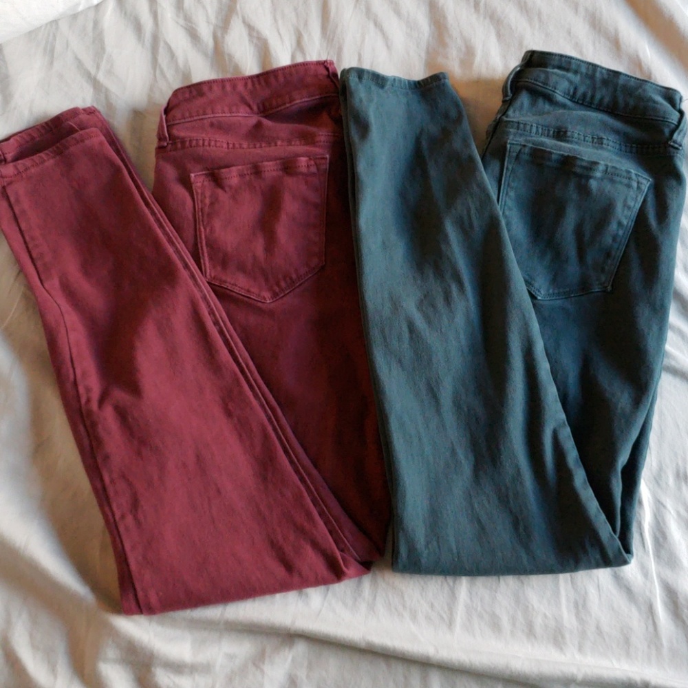 Two Old Navy Rockstar pants